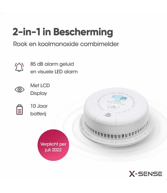 Combimelder rook & CO2 - X-Sense