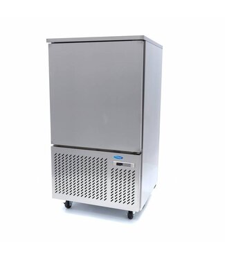 Maxima Snelkoeler/vriezer 40/28 kg/cyclus 10x GN 1/1 tussenruimte 40 mm (of 10x 600x400 mm) 800x800x1600 mm (bxdxh) 230V - Maxima
