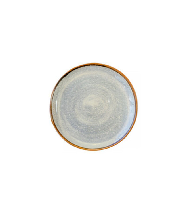 Bord 215 mm grijs Jersey Melamine | prijs & verp per 12 stuks