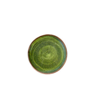 Bord 160 mm groen Jersey Melamine | prijs & verp per 12 stuks