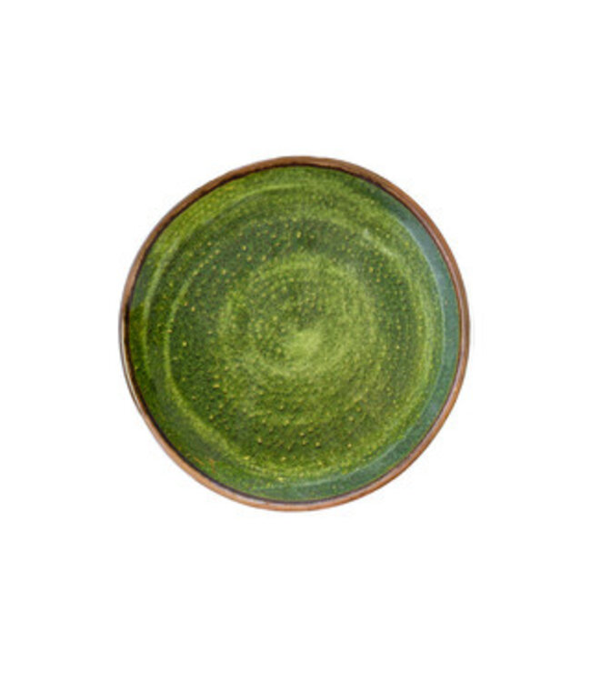 Bord 215 mm groen Jersey Melamine | prijs & verp per 12 stuks