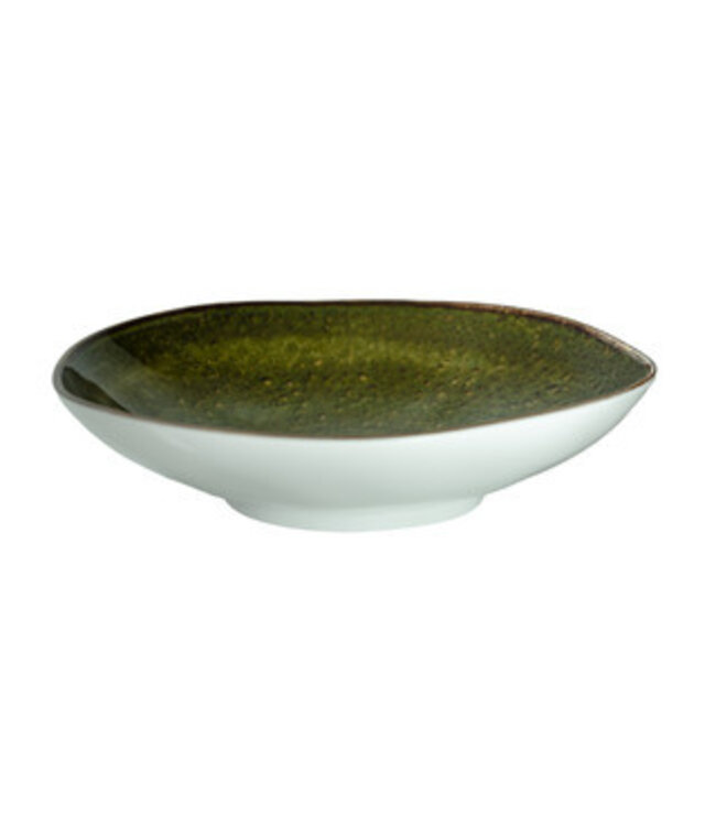 Schaal 240 mm 120 cl  groen Jersey Melamine | prijs & verp per 6 stuks