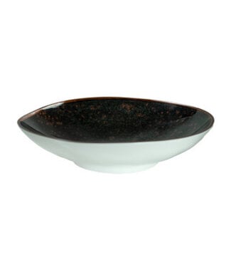 Schaal 240 mm 120 cl  bruin Jersey Melamine | prijs & verp per 6 stuks