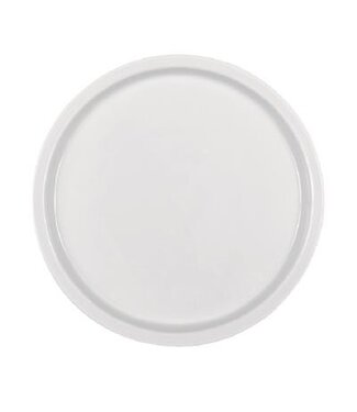Bord 230 mm ongedeeld met vlakke bodem | prijs & verp per 24 stuks