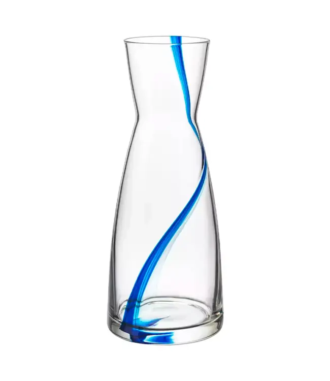 Karaf 100 cl Ø102x(h)255 mm Stria Acqua Blu - Bormioli Rocco | prijs & verp per 6 stuks