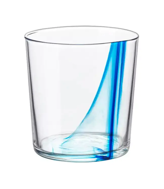 Tumbler 35,5 cl Ø85x(h)90 mm Stria Acqua Blu - Bormioli Rocco | prijs & verp per 12 stuks