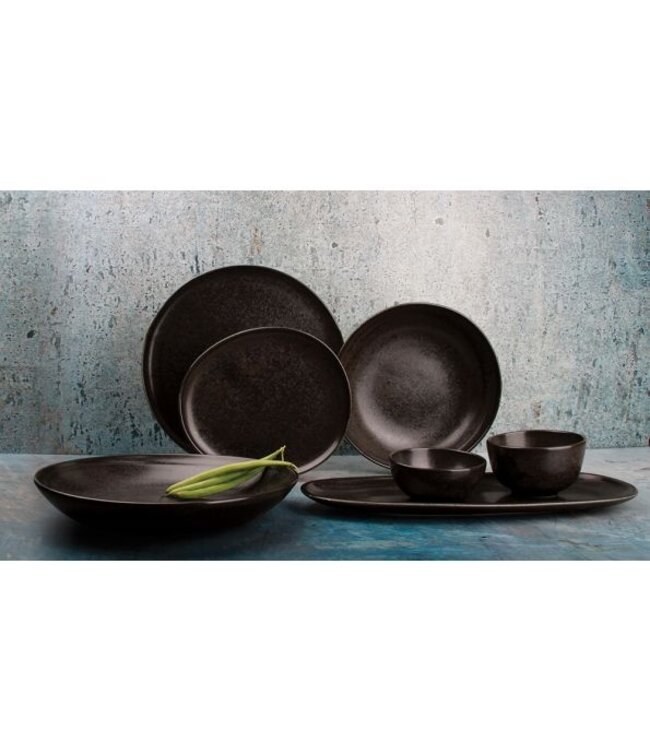 Bord 215x185 mm black Ceres - F2D | prijs & verp per 6 stuks