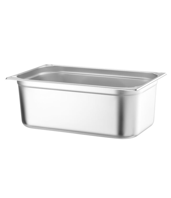 Gastronormbak rvs 1/1-200 mm diep 28 ltr zonder greep Kitchen Line - Hendi