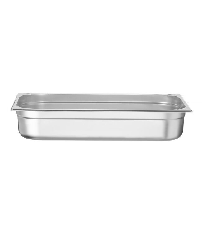 Gastronormbak rvs 1/1-100 mm diep 14 ltr zonder greep Kitchen Line - Hendi