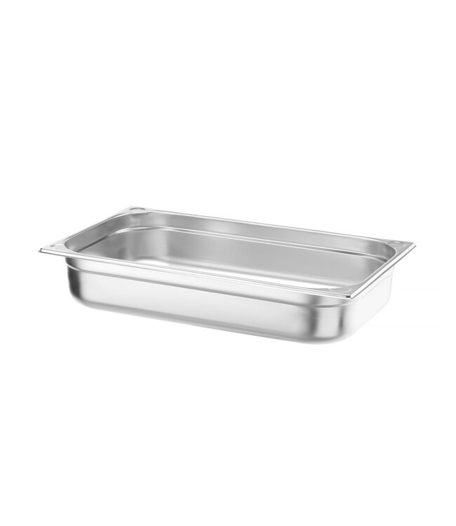 Gastronormbak rvs 1/1-100 mm diep 14 ltr zonder greep Kitchen Line - Hendi