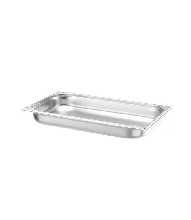 Gastronormbak rvs 1/1-065 mm diep 9 ltr zonder greep Kitchen Line - Hendi