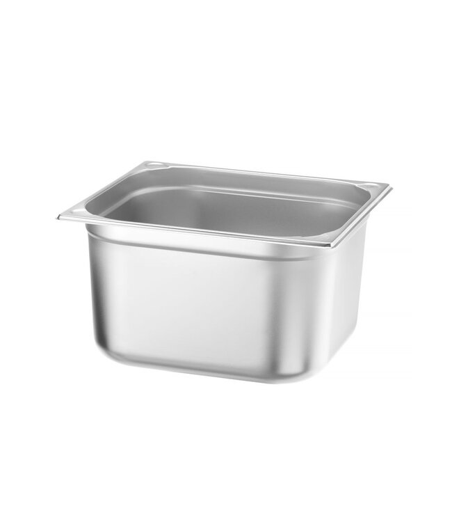 Gastronormbak rvs 2/3-200 mm diep 18 ltr zonder greep Kitchen Line - Hendi