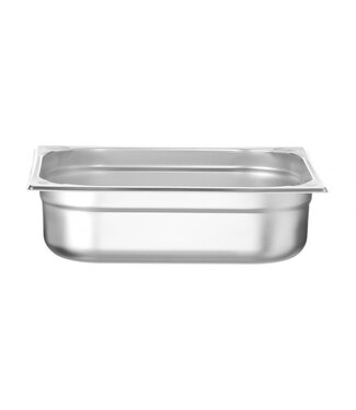 Hendi - Kitchen Line Gastronormbak rvs 2/3-100 mm diep 9 ltr zonder greep Kitchen Line - Hendi