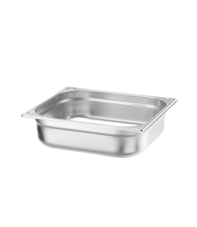 Gastronormbak rvs 2/3-100 mm diep 9 ltr zonder greep Kitchen Line - Hendi