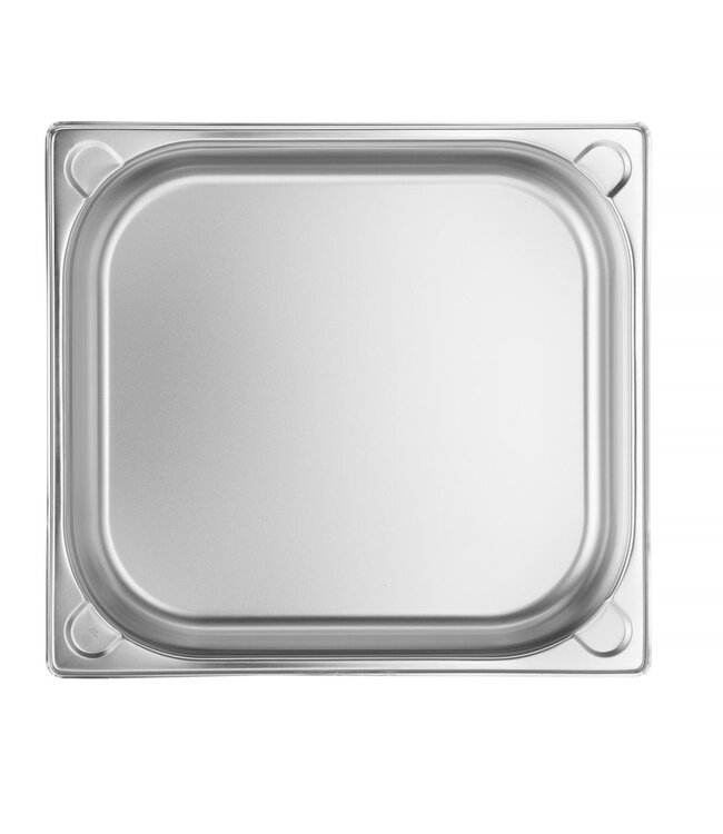 Gastronormbak rvs 2/3-100 mm diep 9 ltr zonder greep Kitchen Line - Hendi