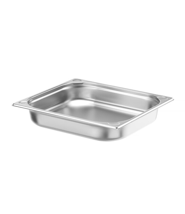 Gastronormbak rvs 2/3-065 mm diep 5,5 ltr zonder greep Kitchen Line - Hendi