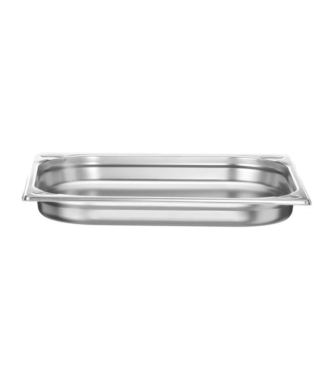 Gastronormbak rvs 2/3-040 mm diep 3 ltr zonder greep Kitchen Line - Hendi