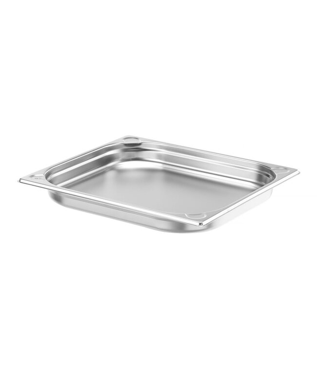 Gastronormbak rvs 2/3-040 mm diep 3 ltr zonder greep Kitchen Line - Hendi