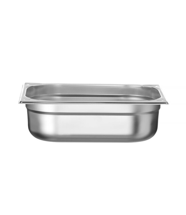 Gastronormbak rvs 1/2-100 mm diep 6,5 ltr zonder greep Kitchen Line - Hendi