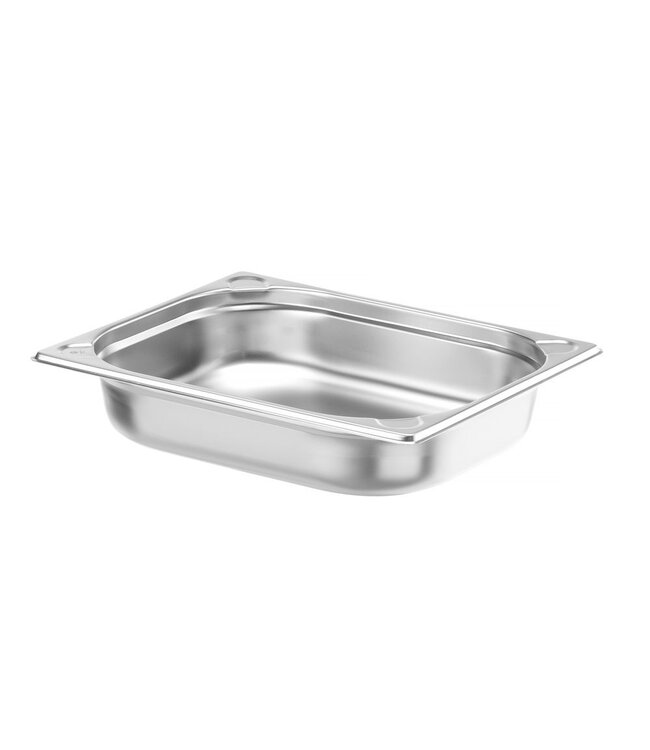 Gastronormbak rvs 1/2-065 mm diep 4 ltr zonder greep Kitchen Line - Hendi