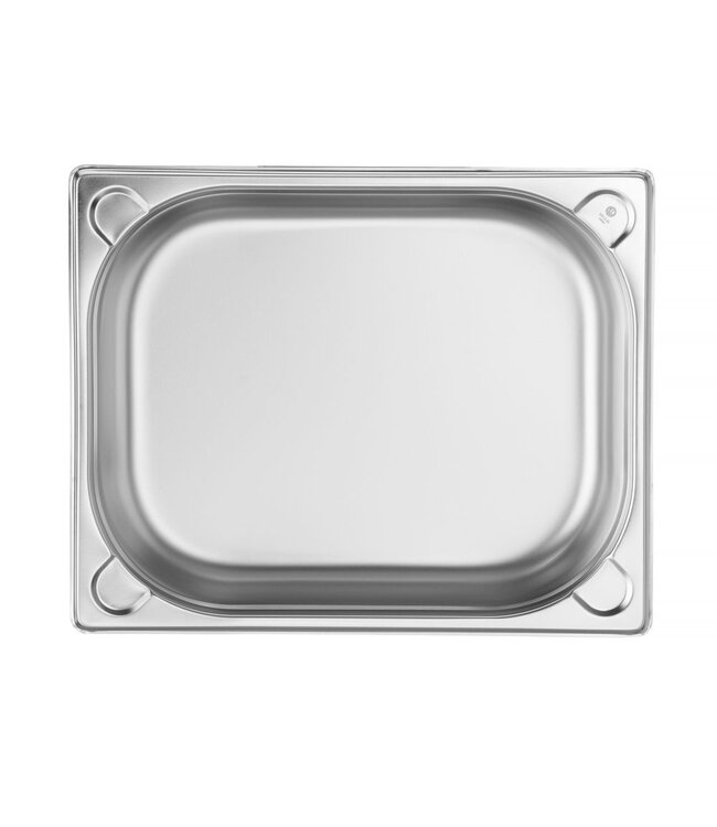 Gastronormbak rvs 1/2-065 mm diep 4 ltr zonder greep Kitchen Line - Hendi