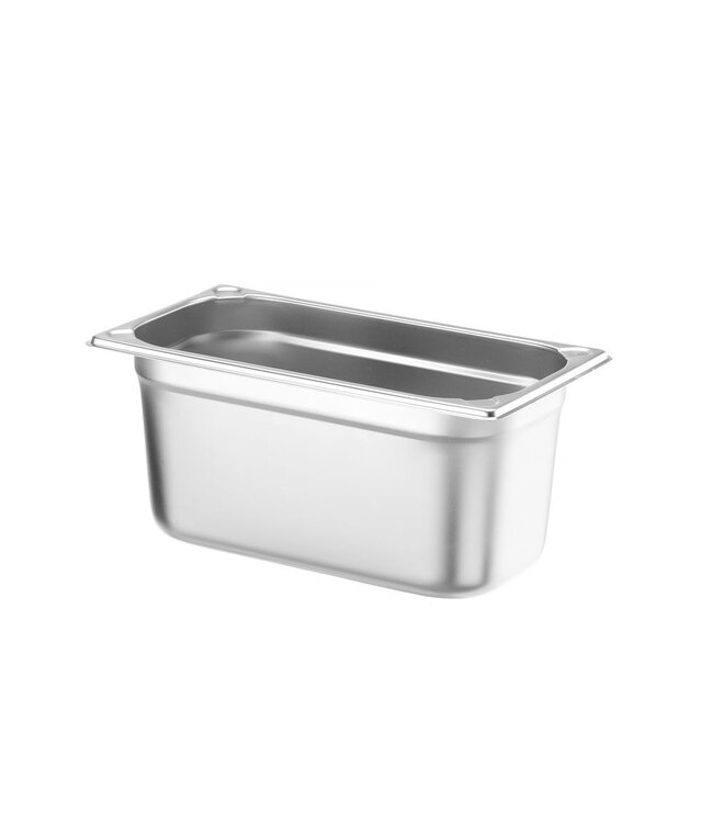 Gastronormbak rvs 1/3-200 mm diep 7,8 ltr zonder greep Kitchen Line - Hendi