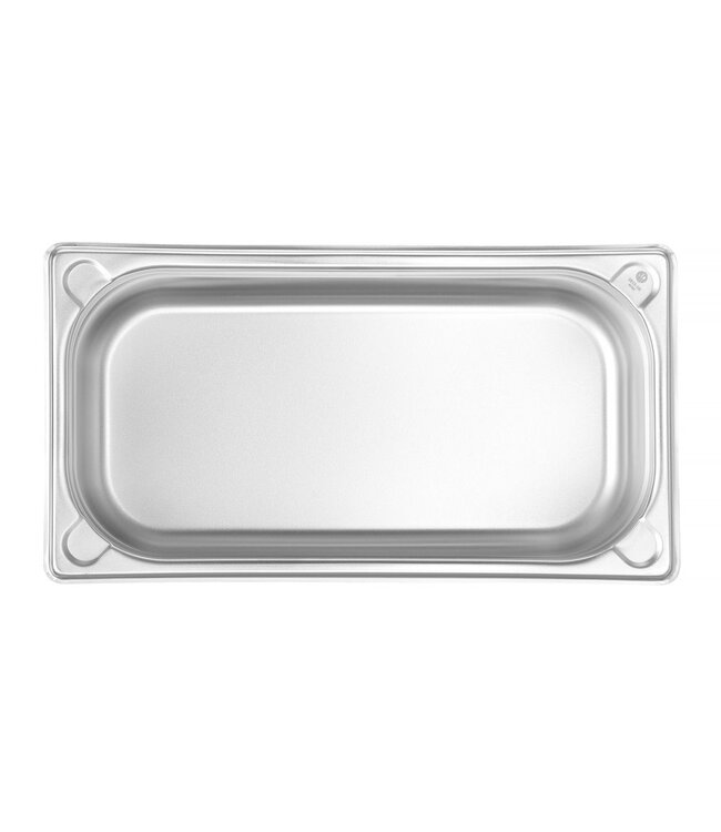 Gastronormbak rvs 1/3-100 mm diep 4 ltr zonder greep Kitchen Line - Hendi