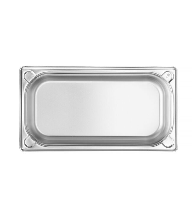 Gastronormbak rvs 1/3-065 mm diep 2,5 ltr zonder greep Kitchen Line - Hendi