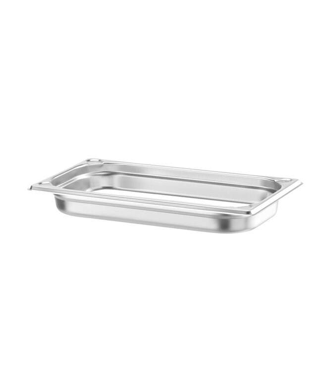 Gastronormbak rvs 1/3-040 mm diep 1,5 ltr zonder greep Kitchen Line - Hendi