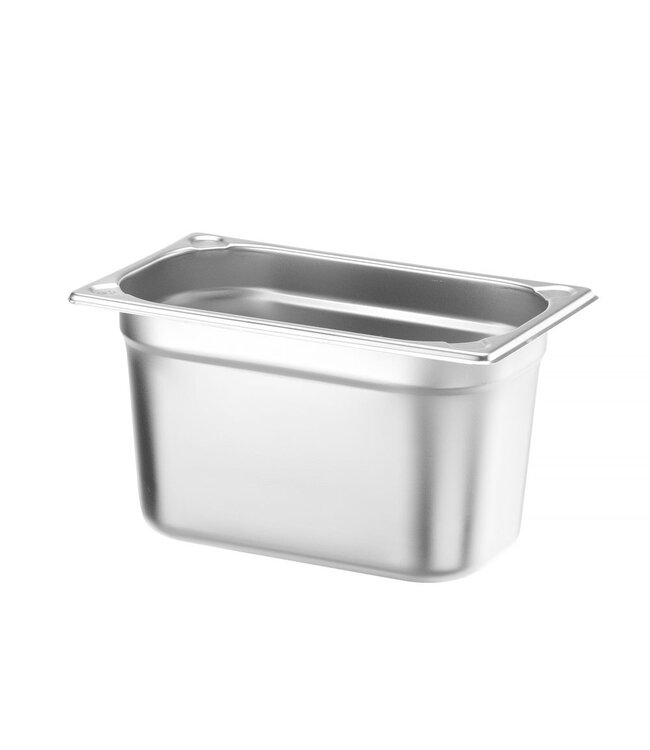 Gastronormbak rvs 1/4-150 mm diep 4 ltr zonder greep Kitchen Line - Hendi