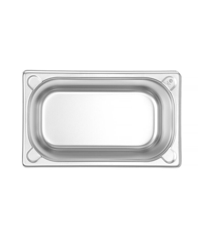 Gastronormbak rvs 1/4-150 mm diep 4 ltr zonder greep Kitchen Line - Hendi
