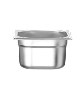 Hendi - Kitchen Line Gastronormbak rvs 1/6-100 mm diep 1,6 ltr zonder greep Kitchen Line - Hendi