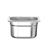 Hendi - Kitchen Line Gastronormbak rvs 1/6-100 mm diep 1,6 ltr zonder greep Kitchen Line - Hendi