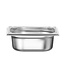 Hendi - Kitchen Line Gastronormbak rvs 1/6-065 mm diep 1 ltr zonder greep Kitchen Line - Hendi
