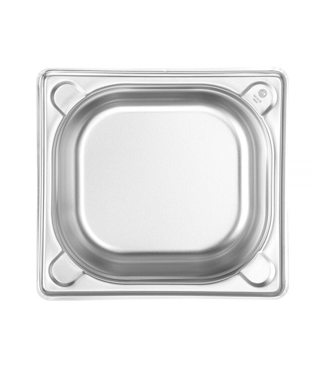 Gastronormbak rvs 1/6-065 mm diep 1 ltr zonder greep Kitchen Line - Hendi