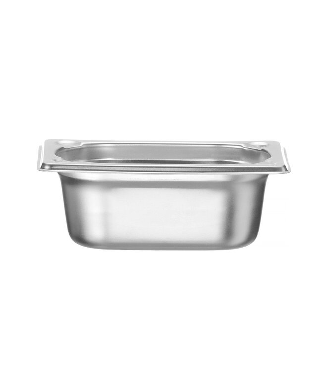 Gastronormbak rvs 1/9-065 mm diep 0,6 ltr zonder greep Kitchen Line - Hendi