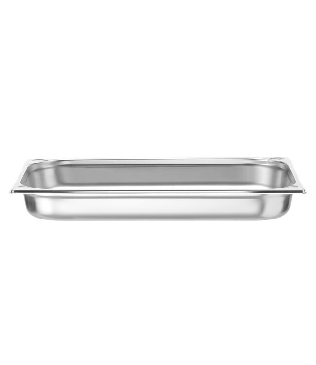 Gastronormbak rvs 1/1-065 mm diep 9 ltr geperforeerde bodem zonder greep Kitchen Line - Hendi