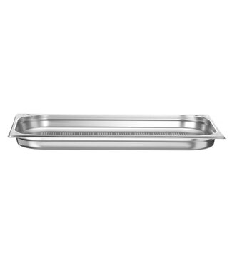 Hendi - Kitchen Line Gastronormbak rvs 1/1-040 mm diep 5 ltr geperforeerde bodem zonder greep Kitchen Line - Hendi