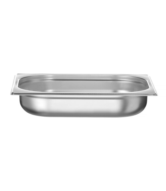 Gastronormbak rvs 1/2-065 mm diep 4 ltr geperforeerde bodem zonder greep Kitchen Line - Hendi
