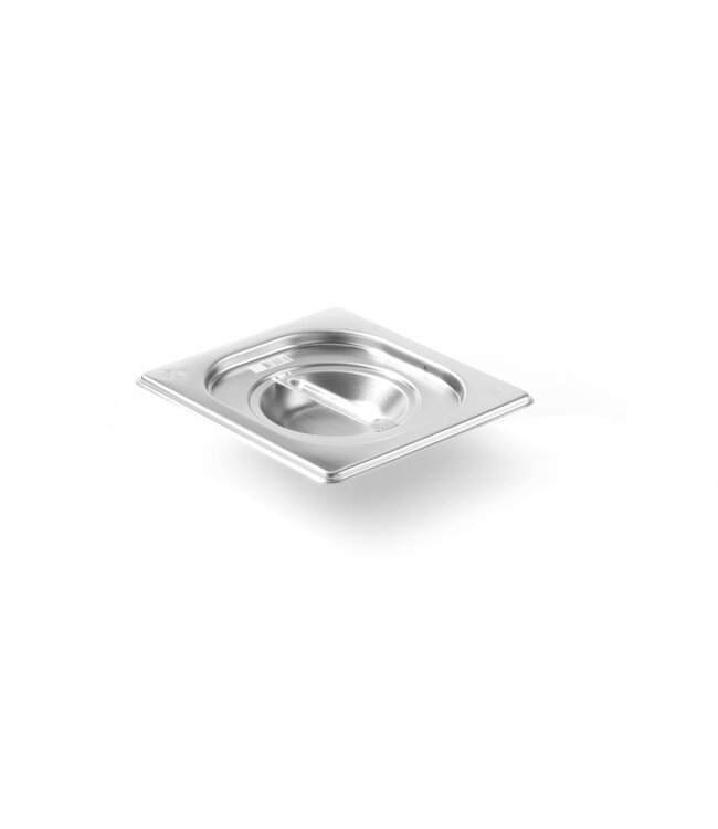 Gastronormdeksel rvs 1/6 voor Kitchen Line en Budget Line GN containers- Hendi