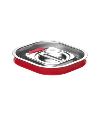 Hendi GN deksels rvs Gastronormdeksel rvs 1/6 waterdicht m/siliconenafdichting voor Kitchen Line en Budget Line GN containers- Hendi