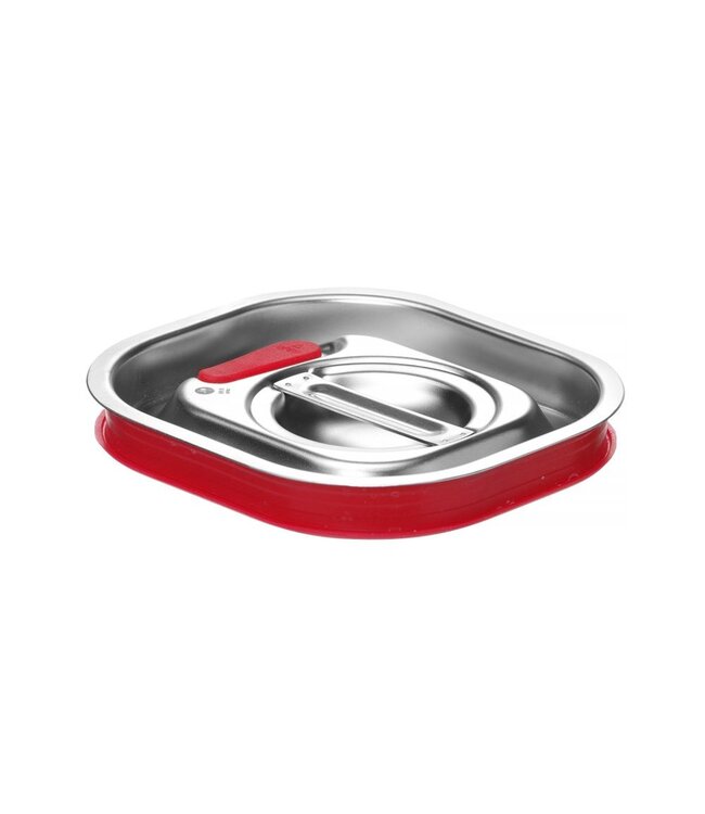 Gastronormdeksel rvs 1/6 waterdicht m/siliconenafdichting voor Kitchen Line en Budget Line GN containers- Hendi