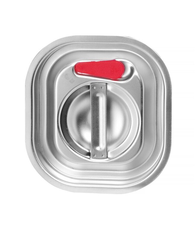Gastronormdeksel rvs 1/6 waterdicht m/siliconenafdichting voor Kitchen Line en Budget Line GN containers- Hendi