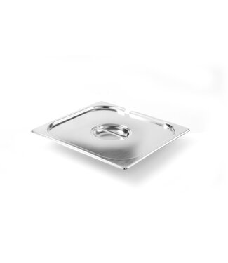 Hendi GN deksels rvs Gastronormdeksel rvs 2/3 met lepeluitsparing voor Kitchen Line en Budget Line GN containers- Hendi