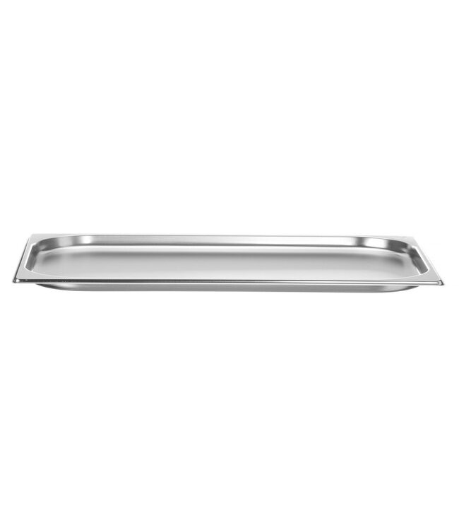 Gastronormbak rvs 1/1-020 mm diep 2,5 ltr zonder greep Budget Line - Hendi