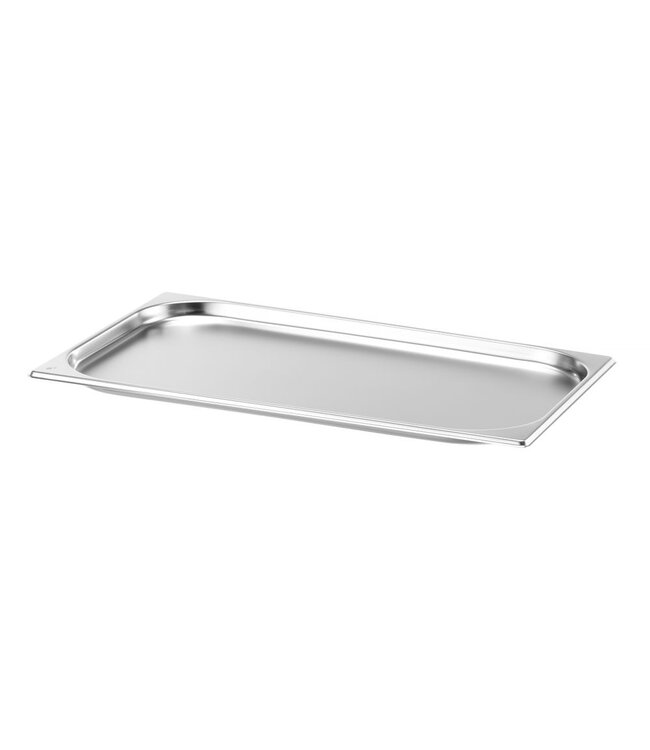 Gastronormbak rvs 1/1-020 mm diep 2,5 ltr zonder greep Budget Line - Hendi