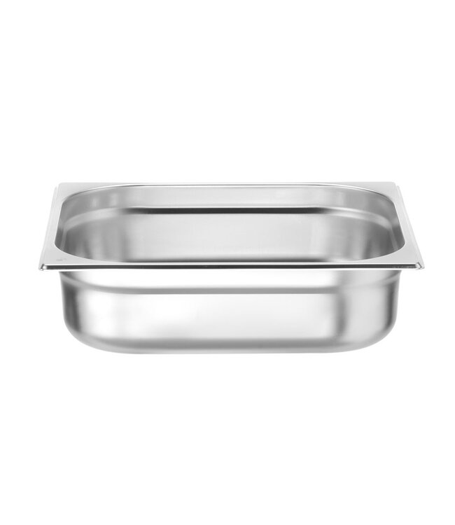 Gastronormbak rvs 2/3-100 mm diep 9 ltr zonder greep Budget Line - Hendi