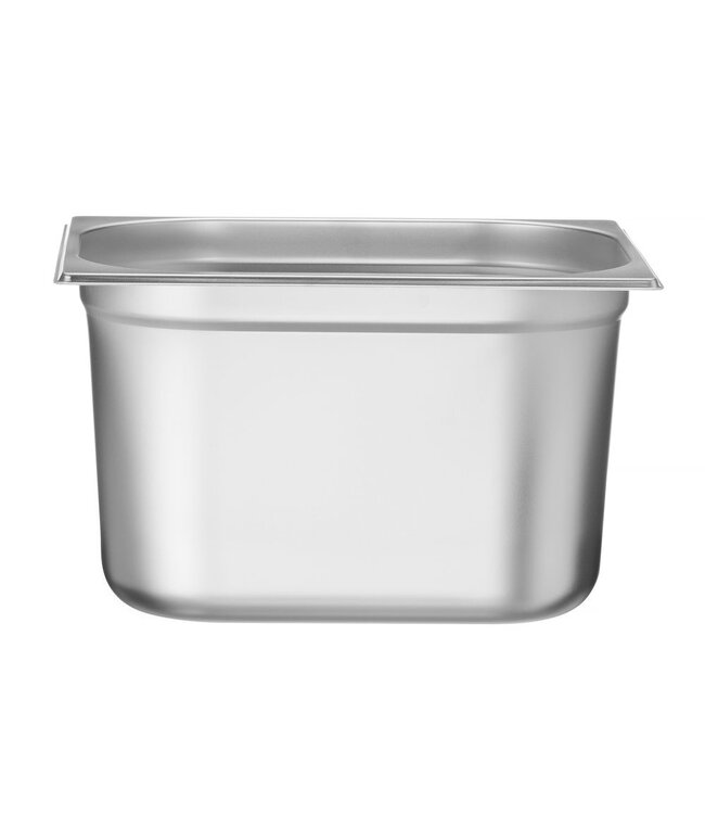 Gastronormbak rvs 1/2-200 mm diep 12,5 ltr zonder greep Budget Line - Hendi