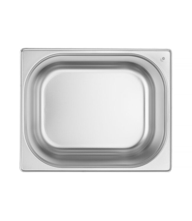 Gastronormbak rvs 1/2-200 mm diep 12,5 ltr zonder greep Budget Line - Hendi