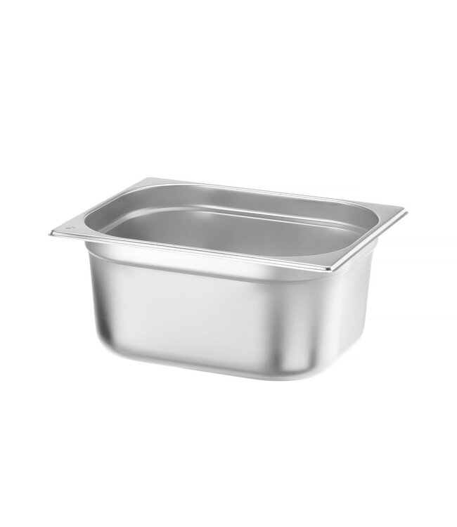 Gastronormbak rvs 1/2-150 mm diep 9,5 ltr zonder greep Budget Line - Hendi